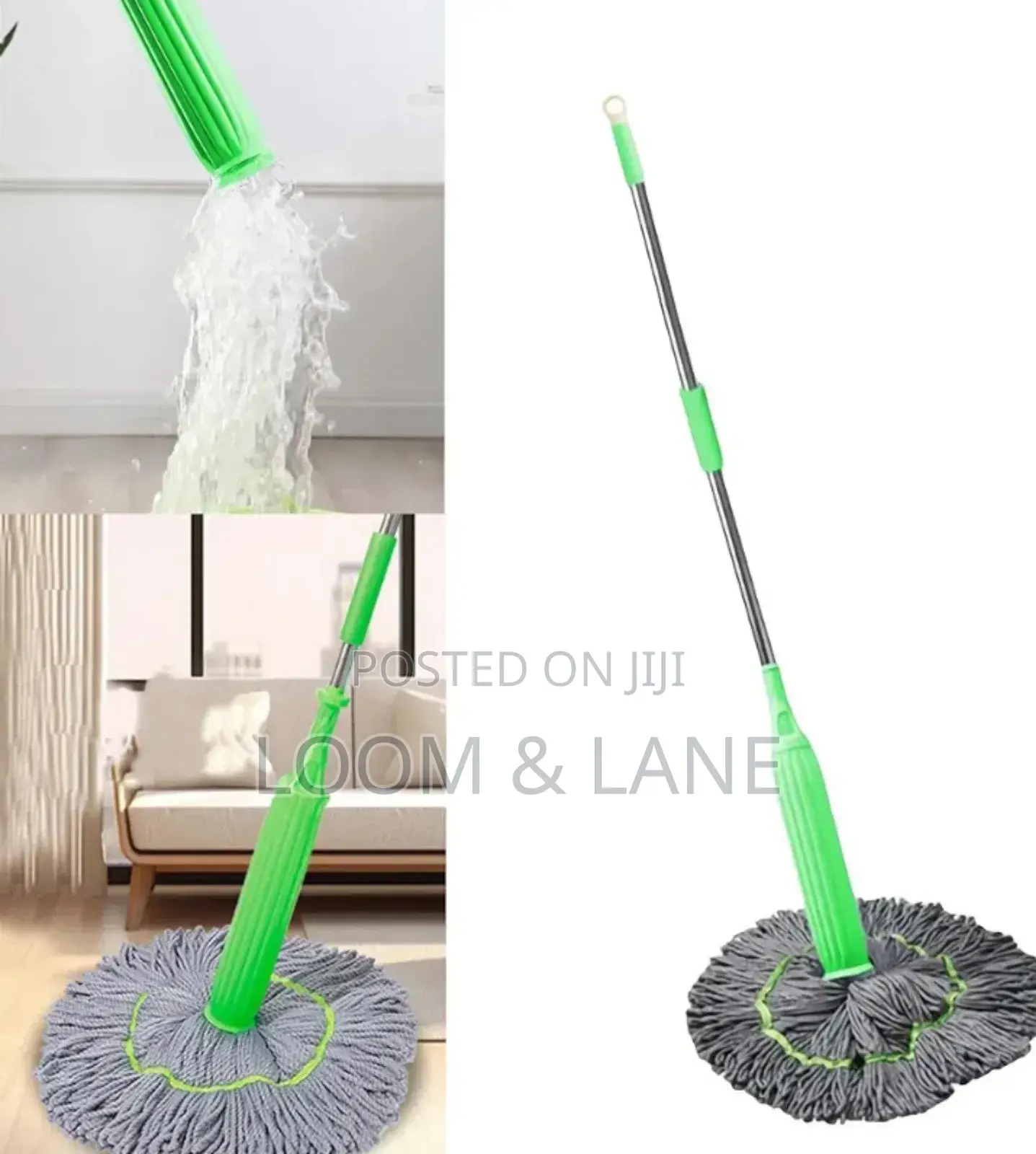 2 in 1 Dehydrated Mop, Self-Wringing Twist Mops