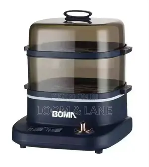 Boma 2 Level Square Electric Food Cooking Steamer Pot With Display