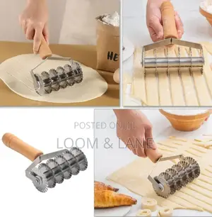 Stainless Steel Noodle Cutter Duddies and Pastry Roller Cutter