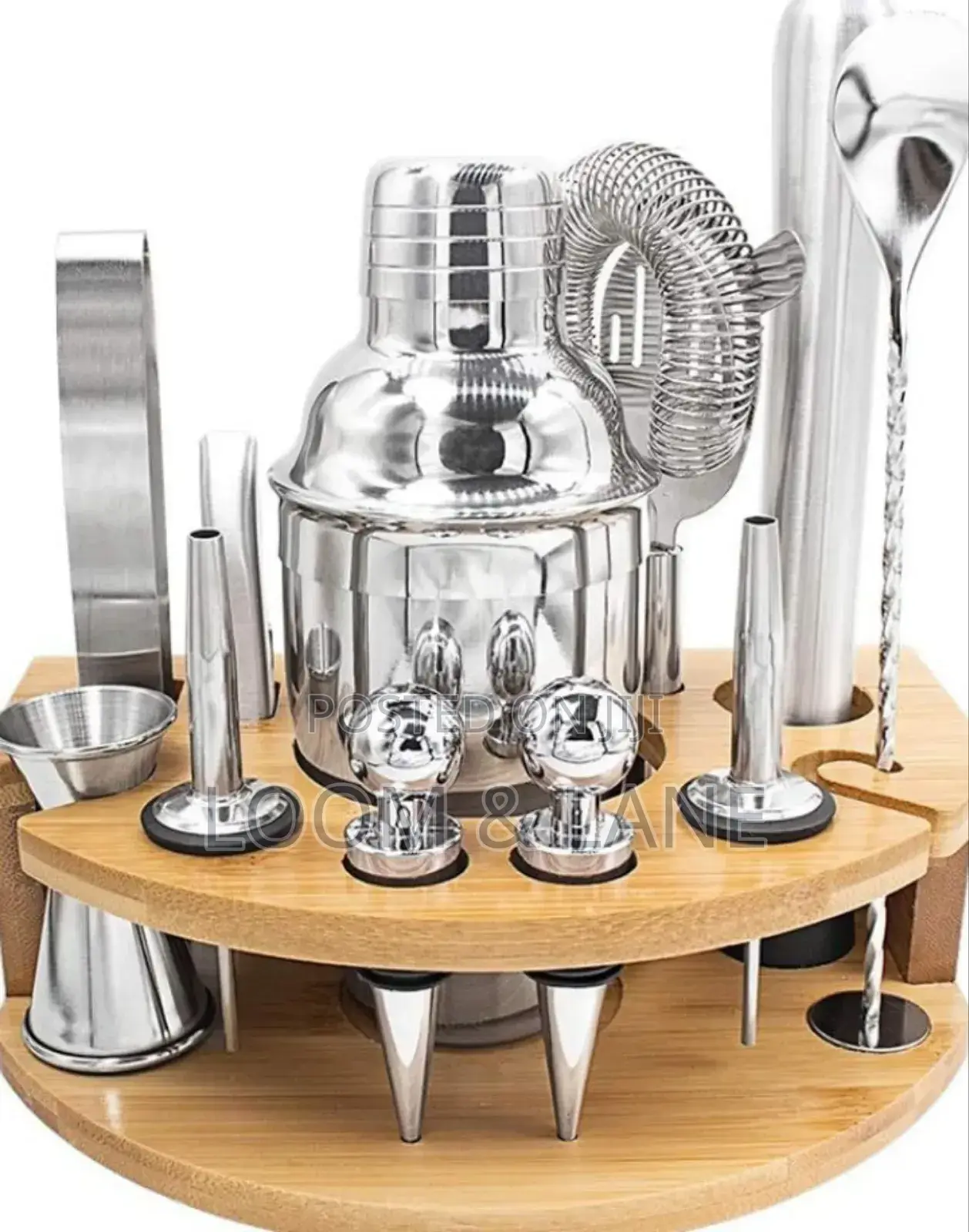 Stock Harbor 12 Piece Mixology Bartender Kit With Stand, Cocktail