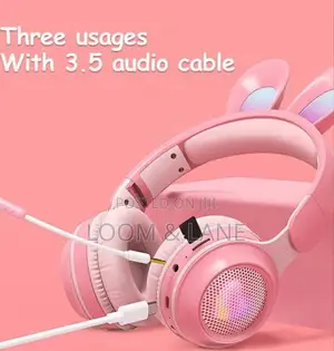 Rabbit Ear Wireless Headphones – Luminous Fun With Adjustable