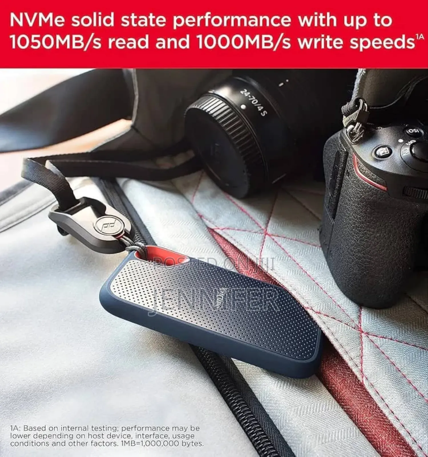 Sandisk 1tb Extreme Portable SSD External SSD