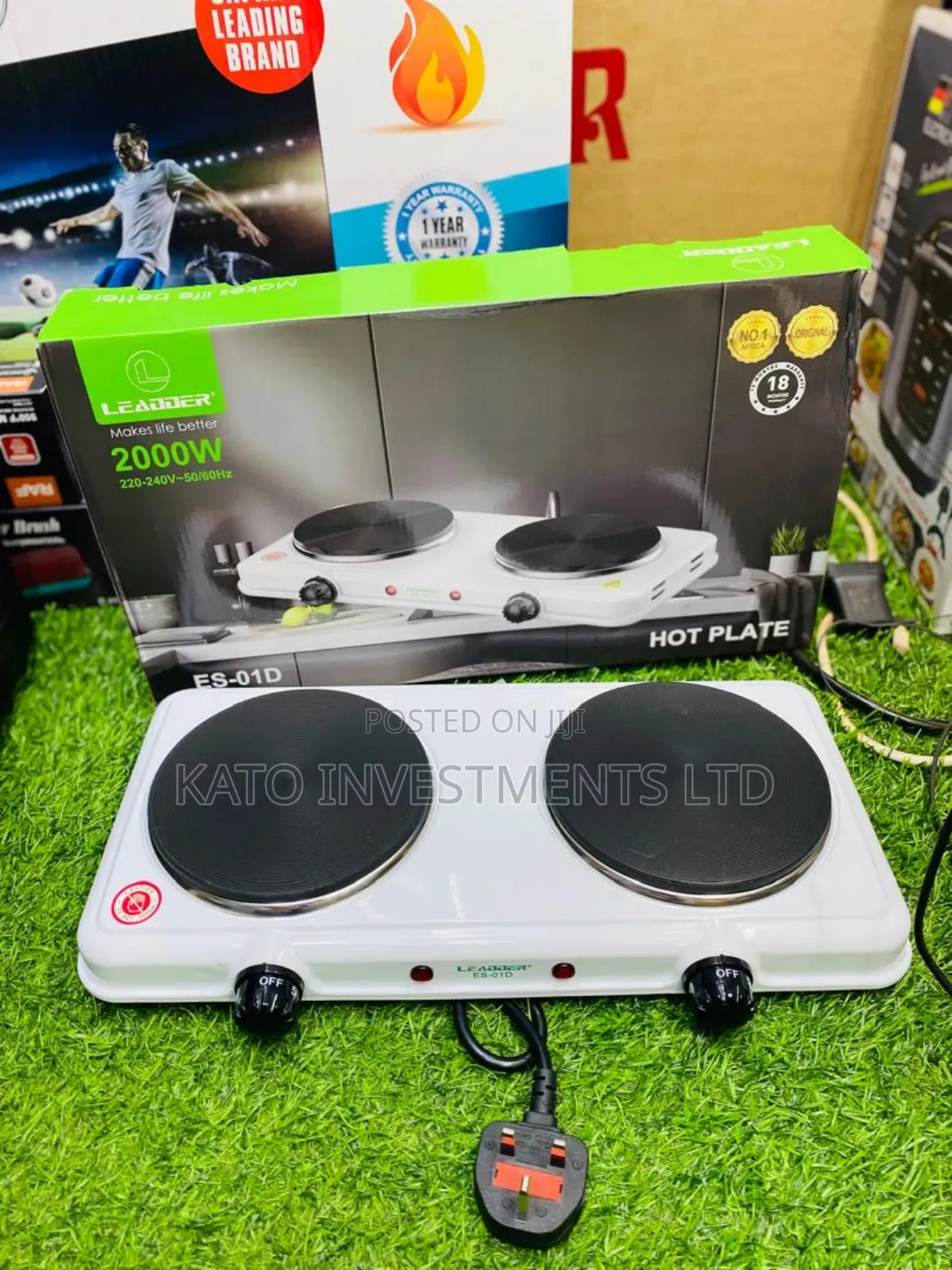 Leader Double Solid Hot Plate