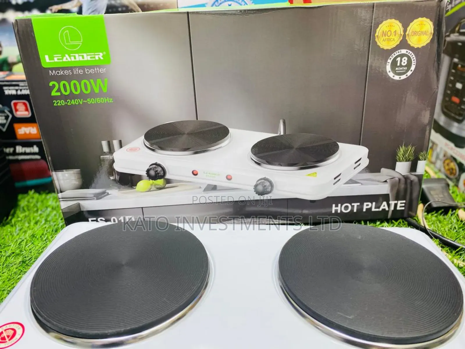 Leader Double Solid Hot Plate