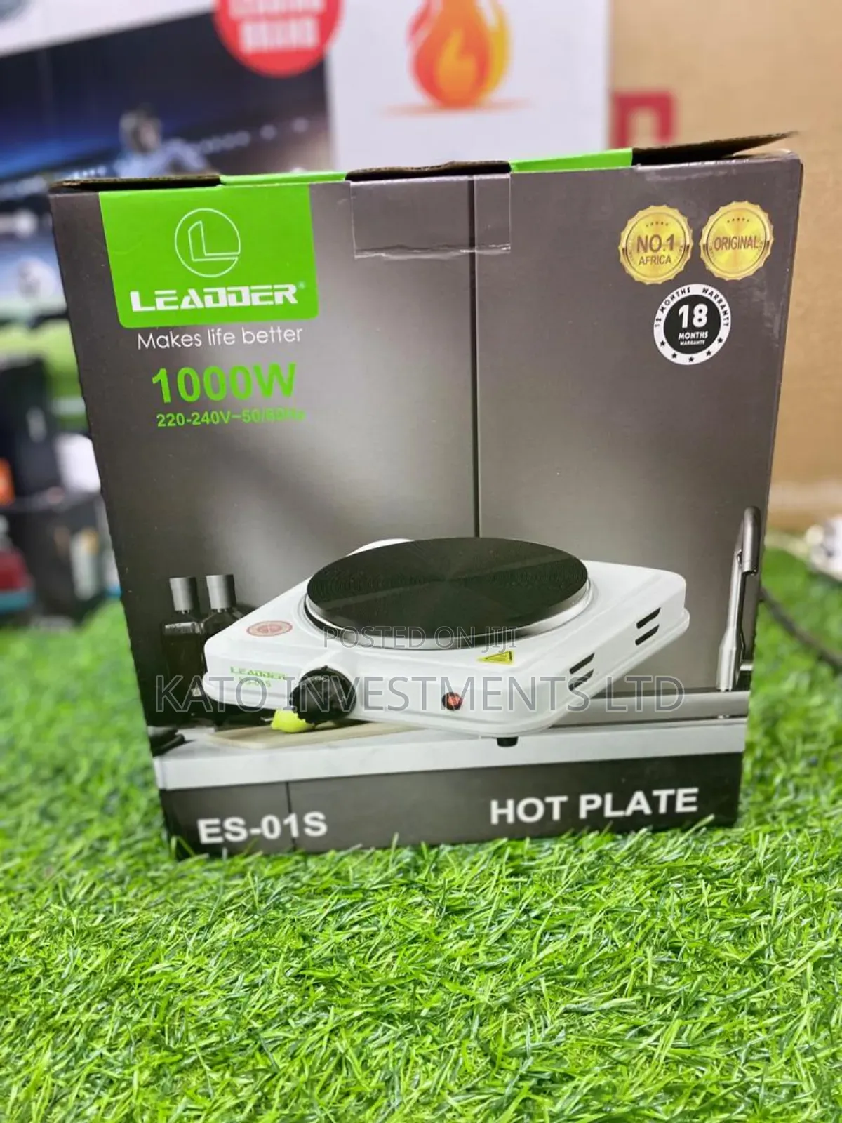 Leader Single Solid Hotplate Stove