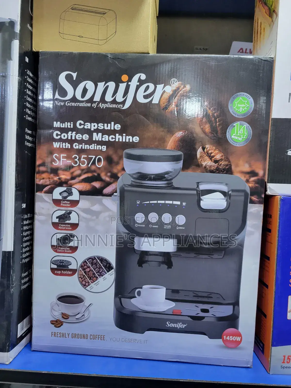 Sonifer Multi Capsule Coffee Maker Machine