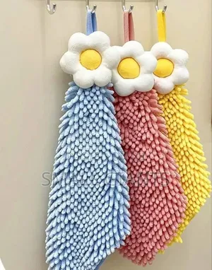 3pcs Chenille Hand Towel