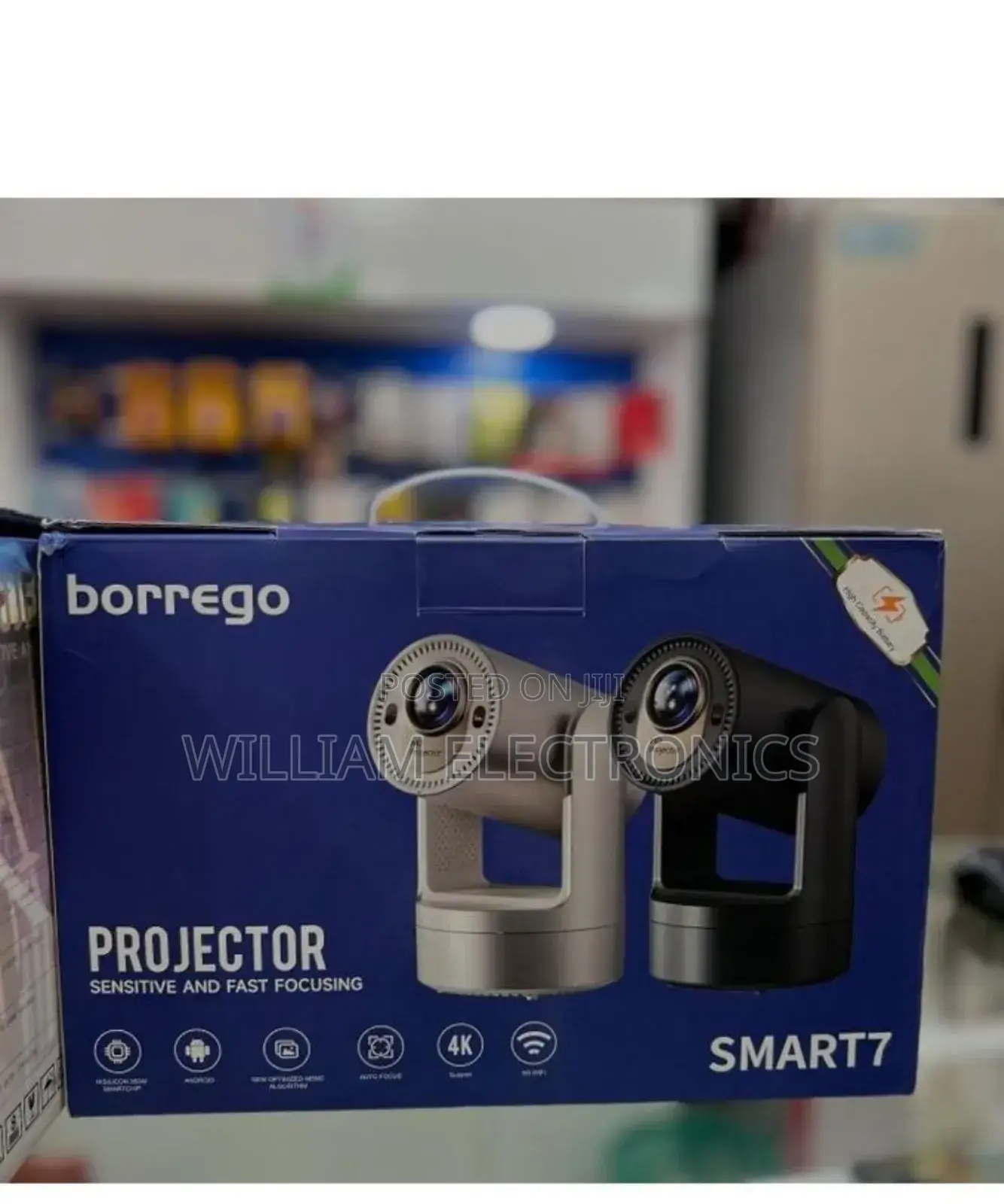 Borrego Smart 7 Android Projector