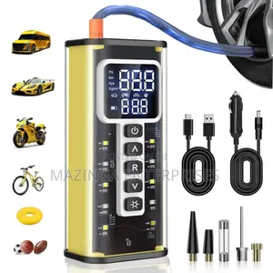 12v Portable Tire Inflator Pump WTH Digital Display Air Compressor