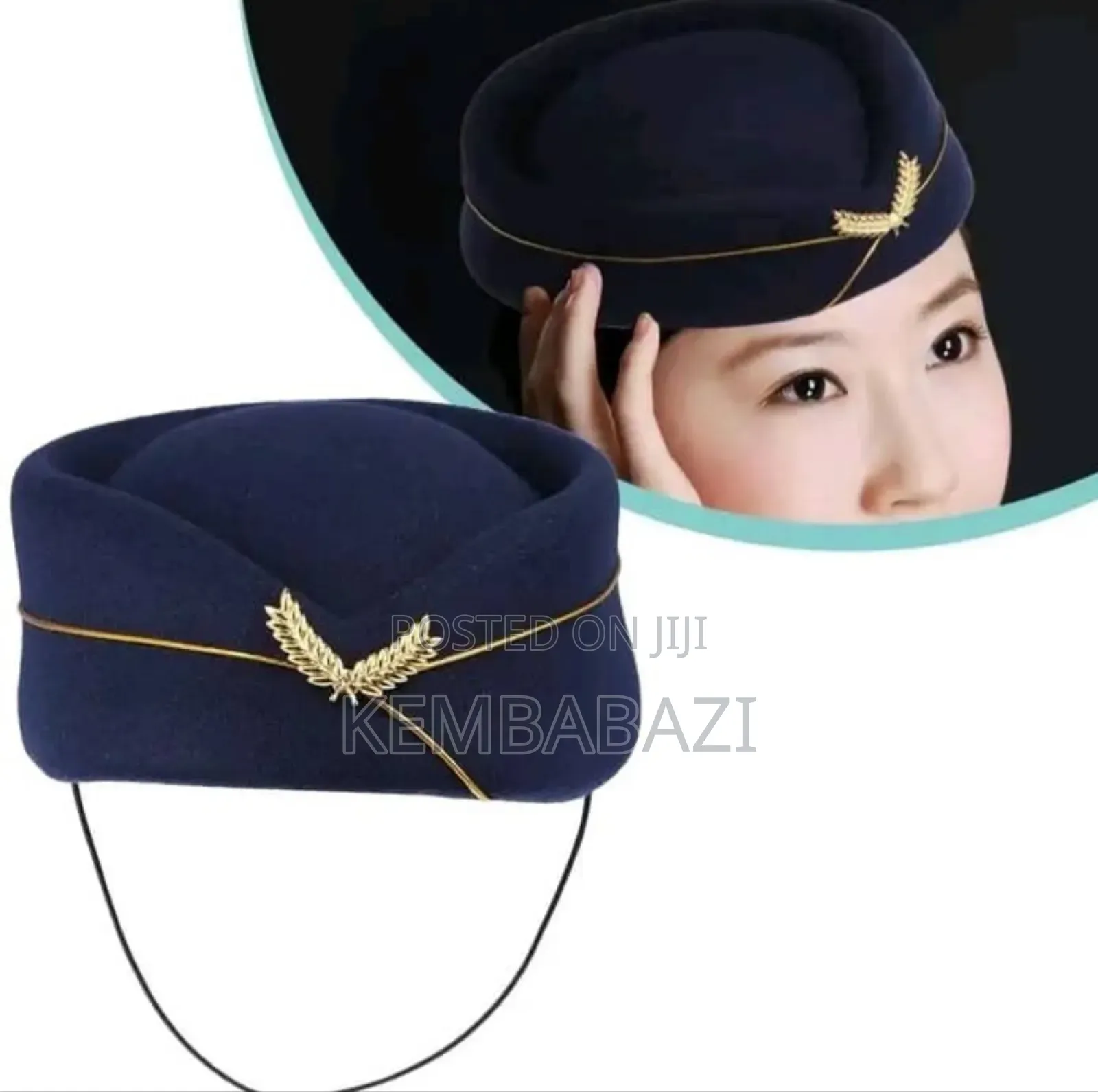 Flight Attendant or Stewardess/Hostesses Hat.