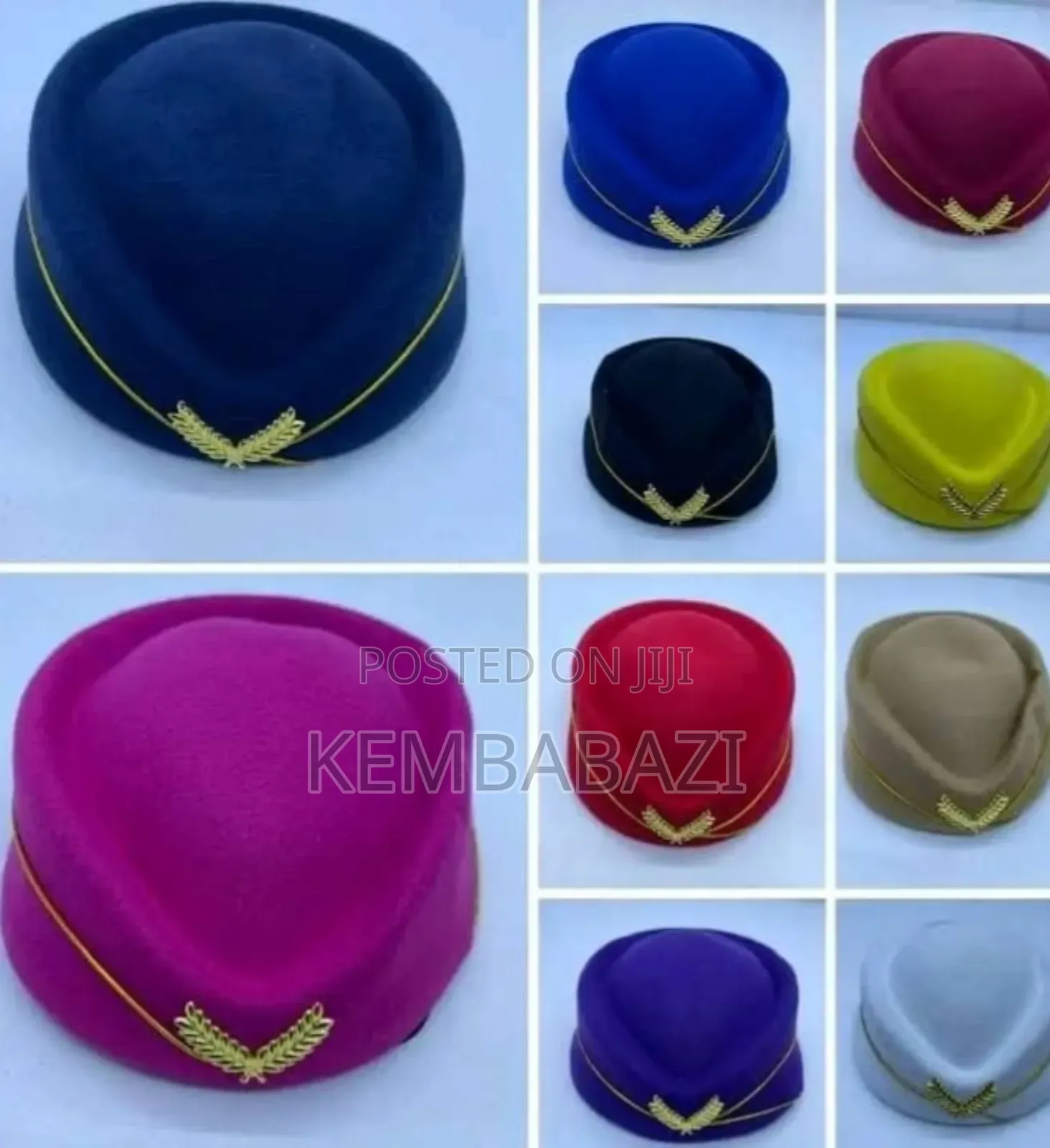 Flight Attendant or Stewardess/Hostesses Hat.