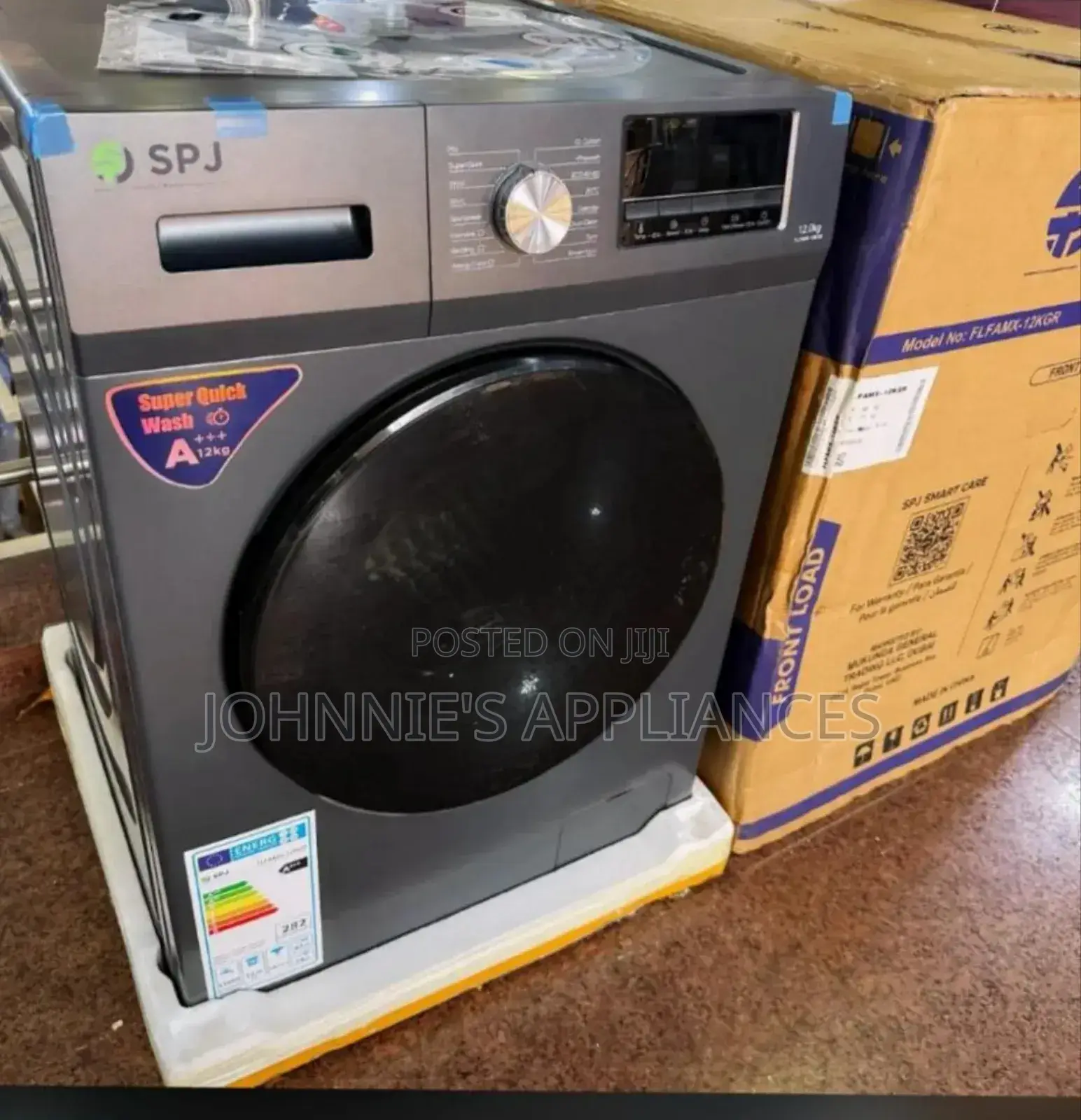 (10kg ) SPJ Front Loader Wash $ Spinn Washing Machine