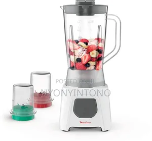 Moulinex 3 in 1 Blender With Grinder and Chopper Lm2bb3127