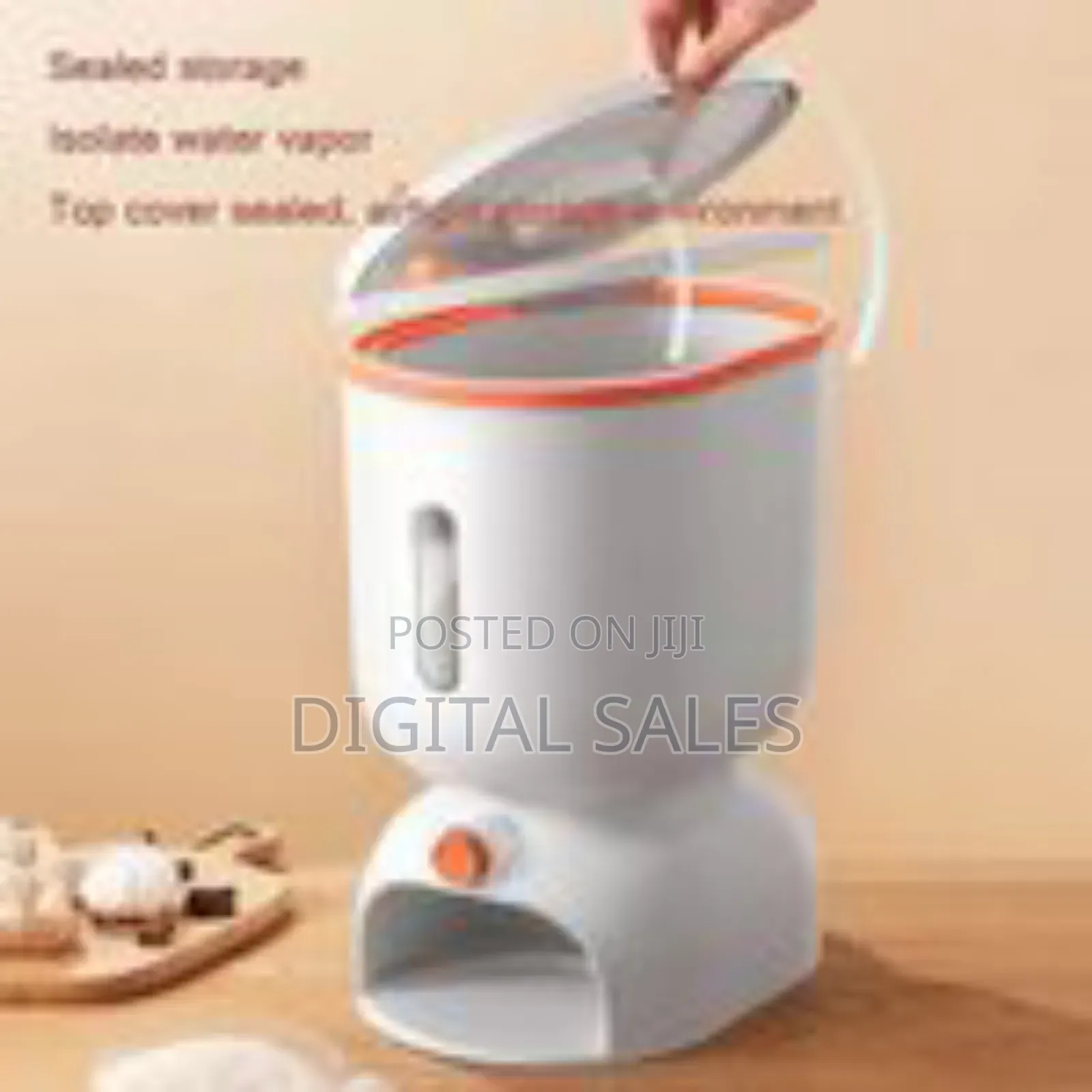 5.5 Kg Airtight Rice Dispenser, Sealed Grain Container