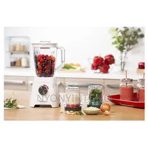Moulinex 3-in-1 600w Blender With 2 Attachments Lm423127