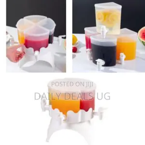 Drink Dispenser With Spigot and Lid 360° Rotatable Juice Jug Dispenser