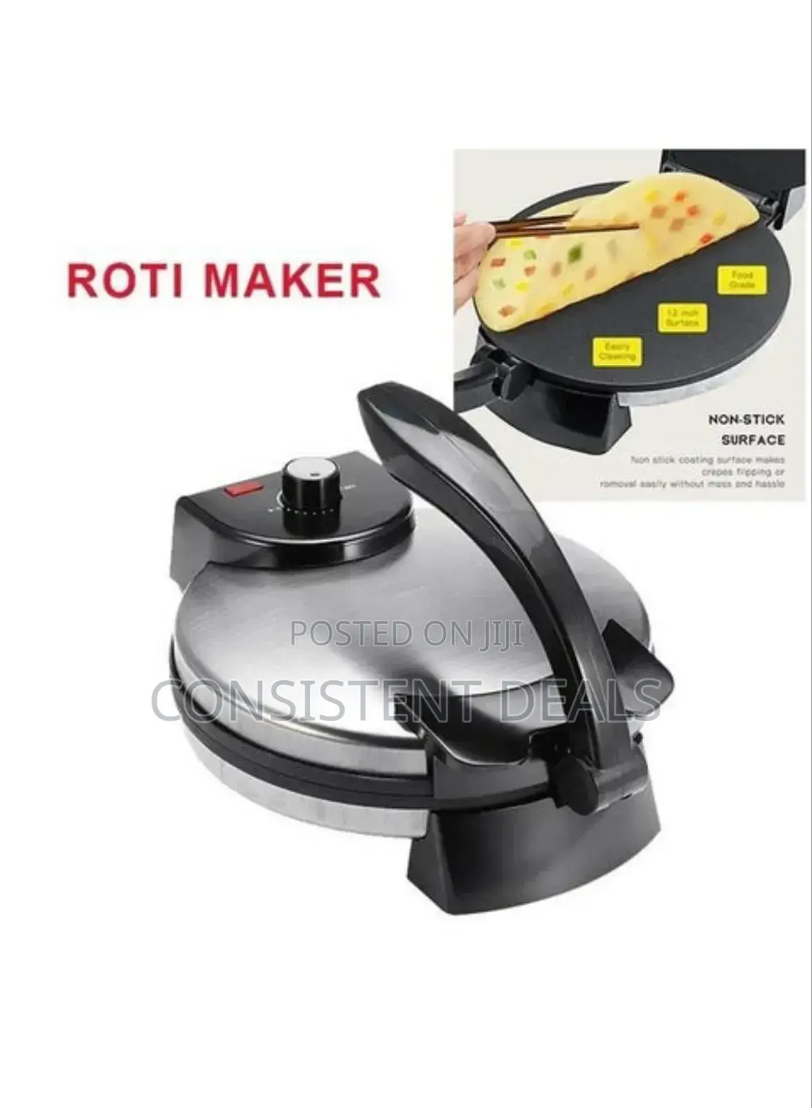 Electric Roti Maker / Tortilla Press Machine