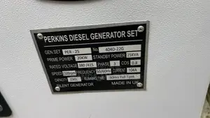 Diesel Generator 25kva Perkins Uk