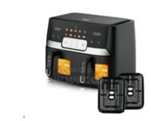 Raf 12 Litres Air Fryer Grill With 2 Independent Baskets