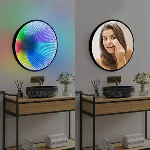 2 In1 6.5inch Round Infinity Mirror