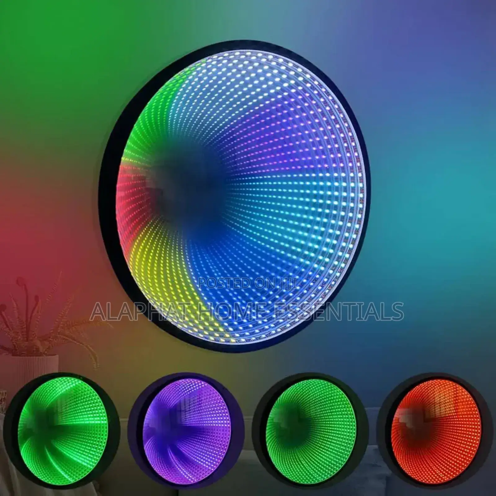 2 In1 6.5inch Round Infinity Mirror