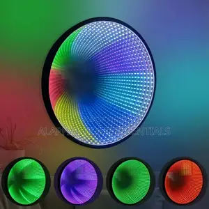 2 In1 6.5inch Round Infinity Mirror