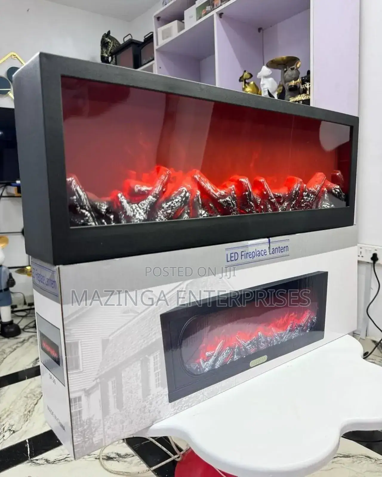 1meter/100cm Led Electric Decorative Fireplace Lantern