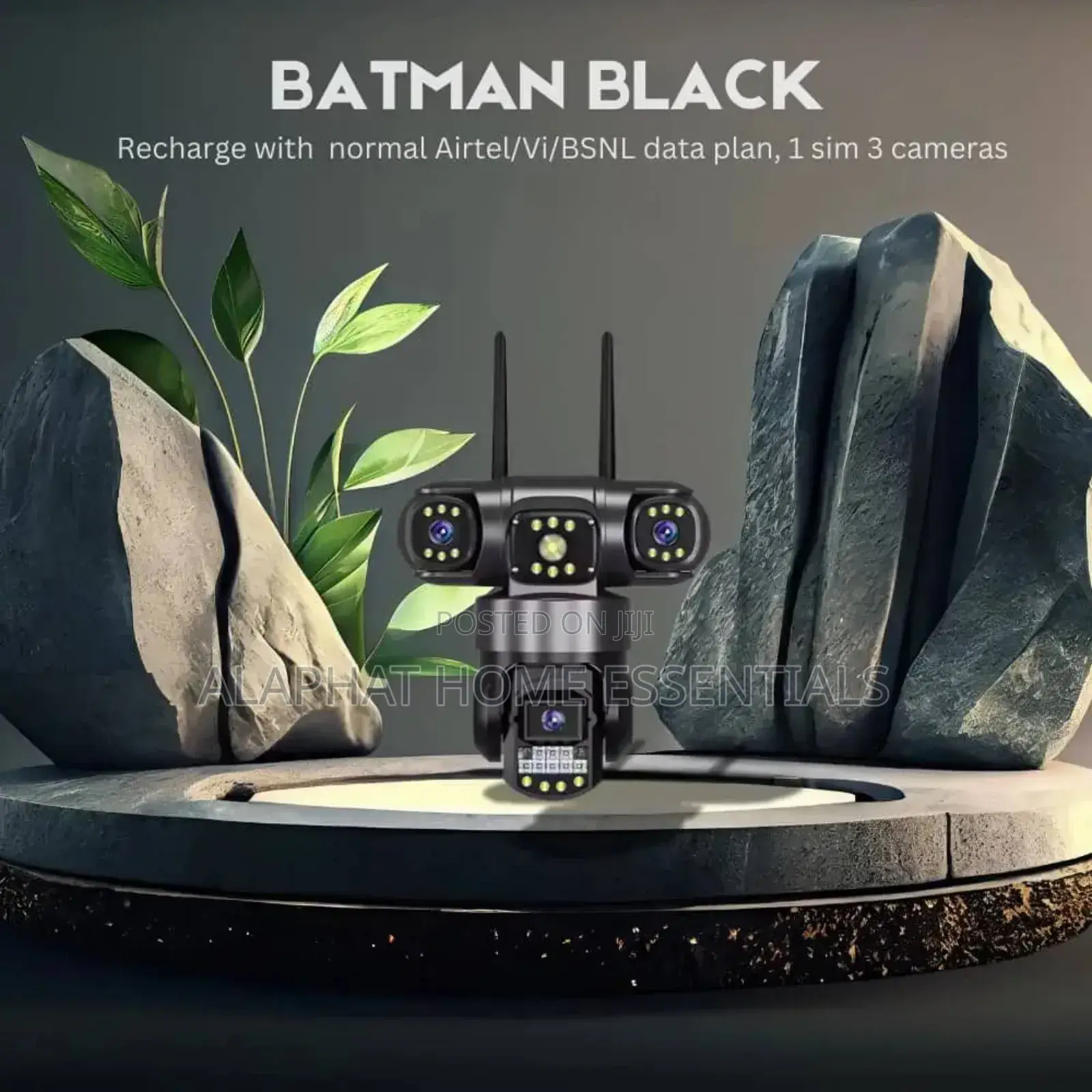 Maizic Smarthome Batman Black 3-in-1 Wifi CCTV Camera.