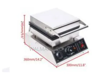 Commercial 2 PCS Non Stick Square Shaped 1500w Electric Waffle Maker
