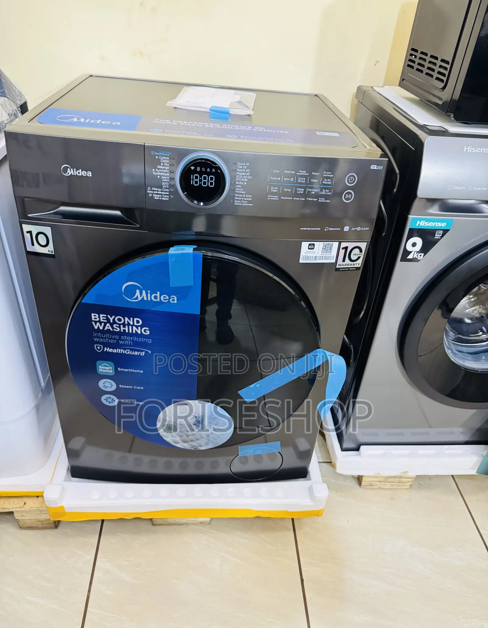 Midea 10kgs Washing Machine With 80% Dryer