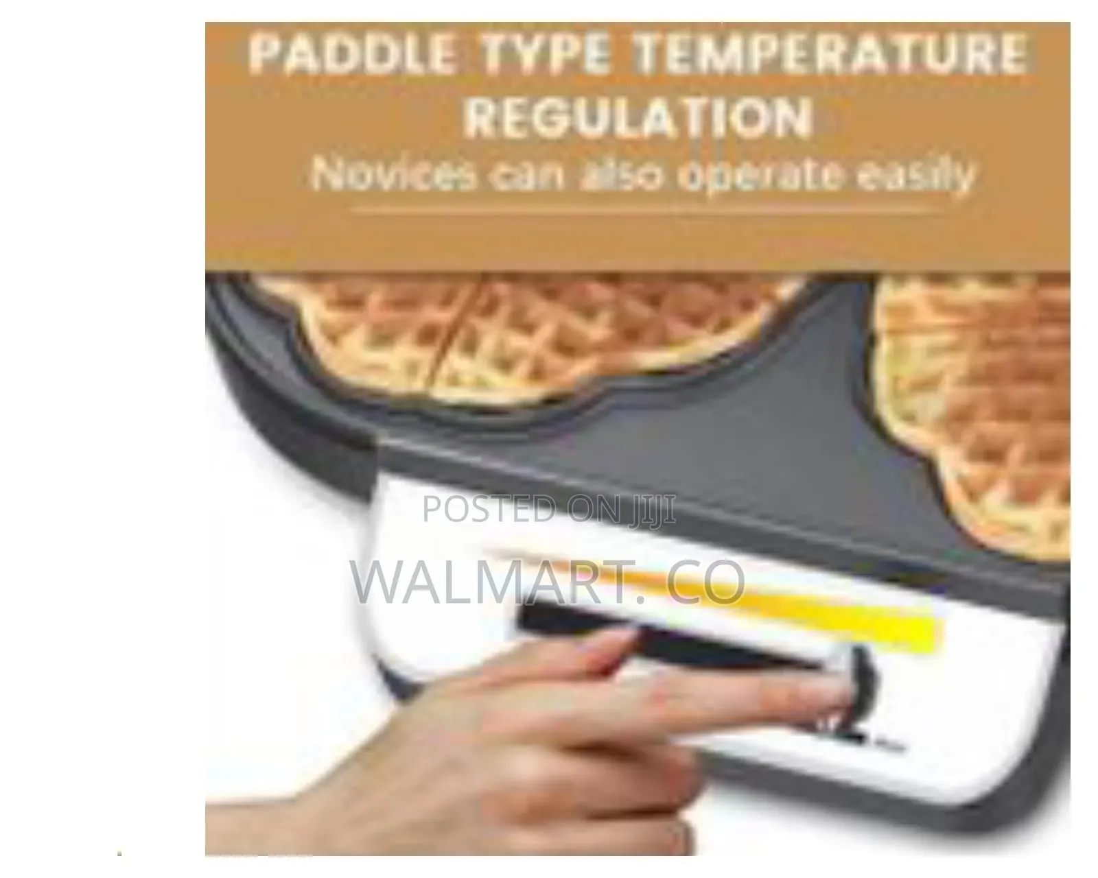 DSP Double Waffle Maker With Thermostat