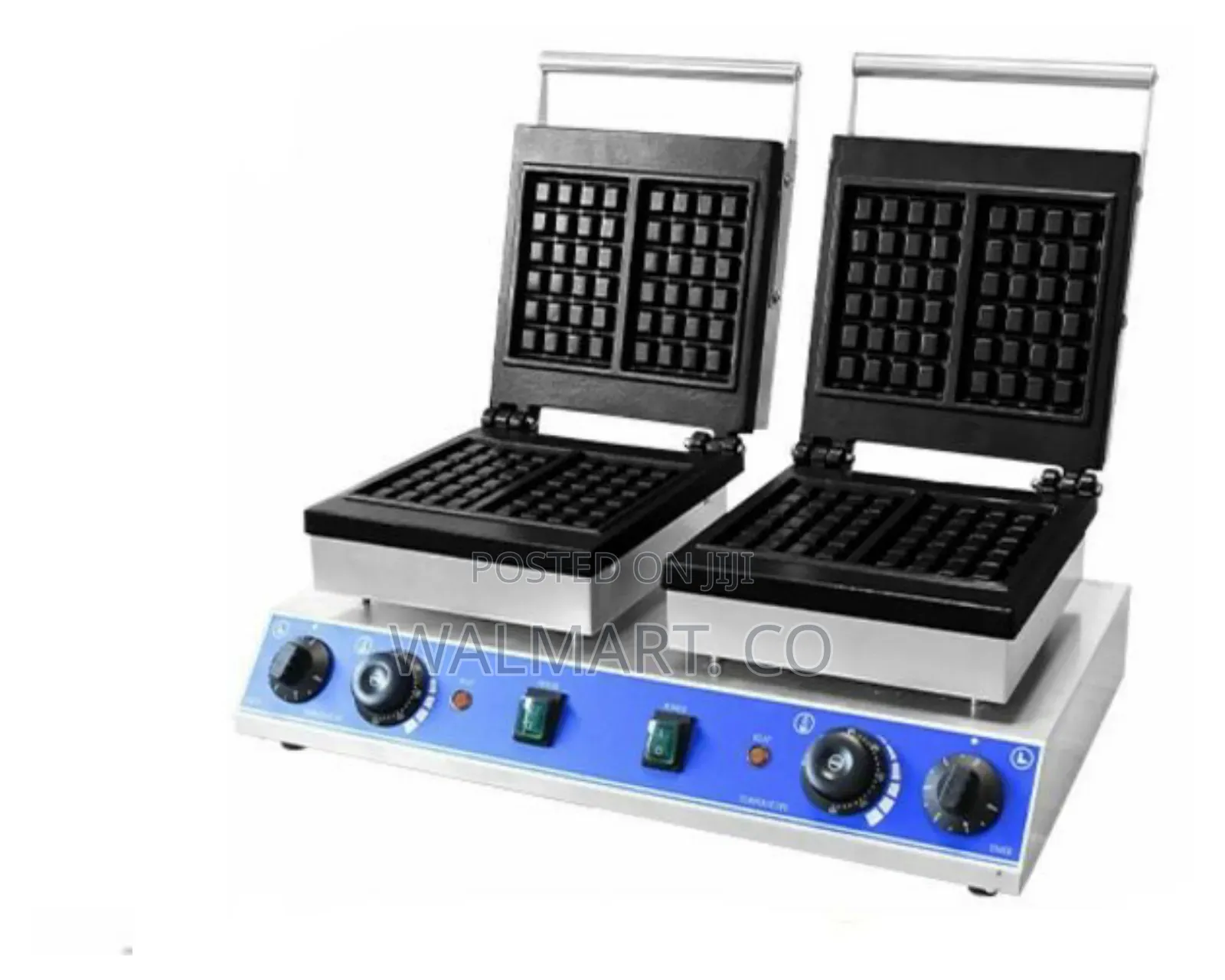 Commercial Double Plate Non Stick Electric Waffle Maker Machine