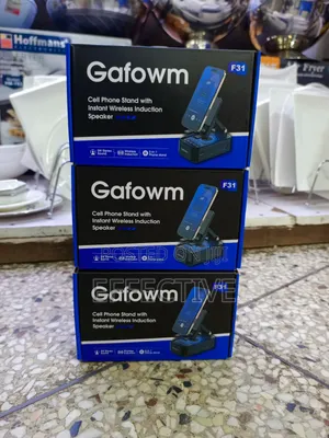 Cell Phone Stand With Instant Wireless Induction Speaker.