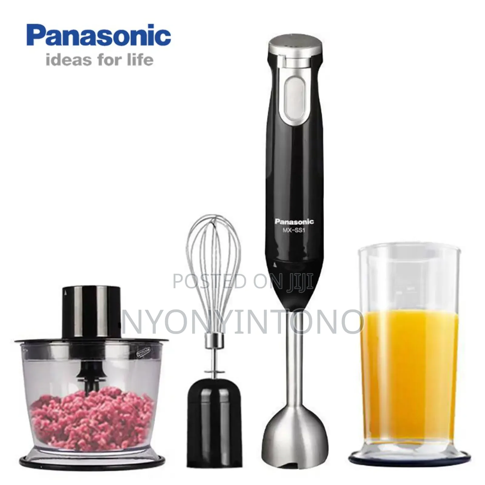 Panasonic 3 in 1 600w Multifunctional Hand Blender Mxss1btz