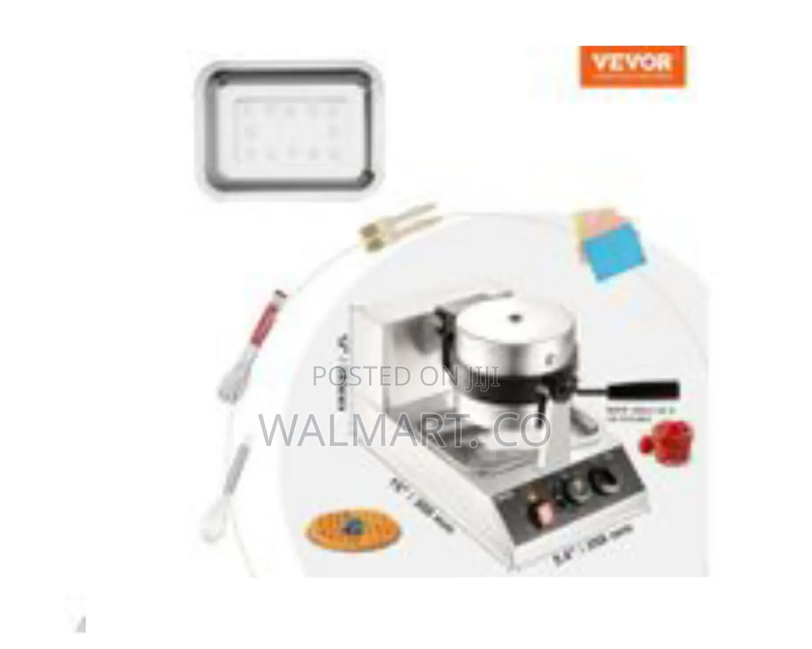 Commercial Waffle Maker 1 Piece Per Batch 1300w Round Waffle Iron