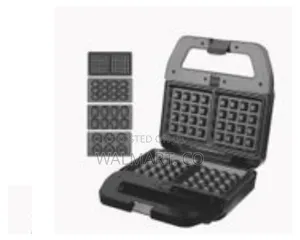 DSP 4 in 1 Waffle Maker Sandwich Nuts Donuts Maker Machine