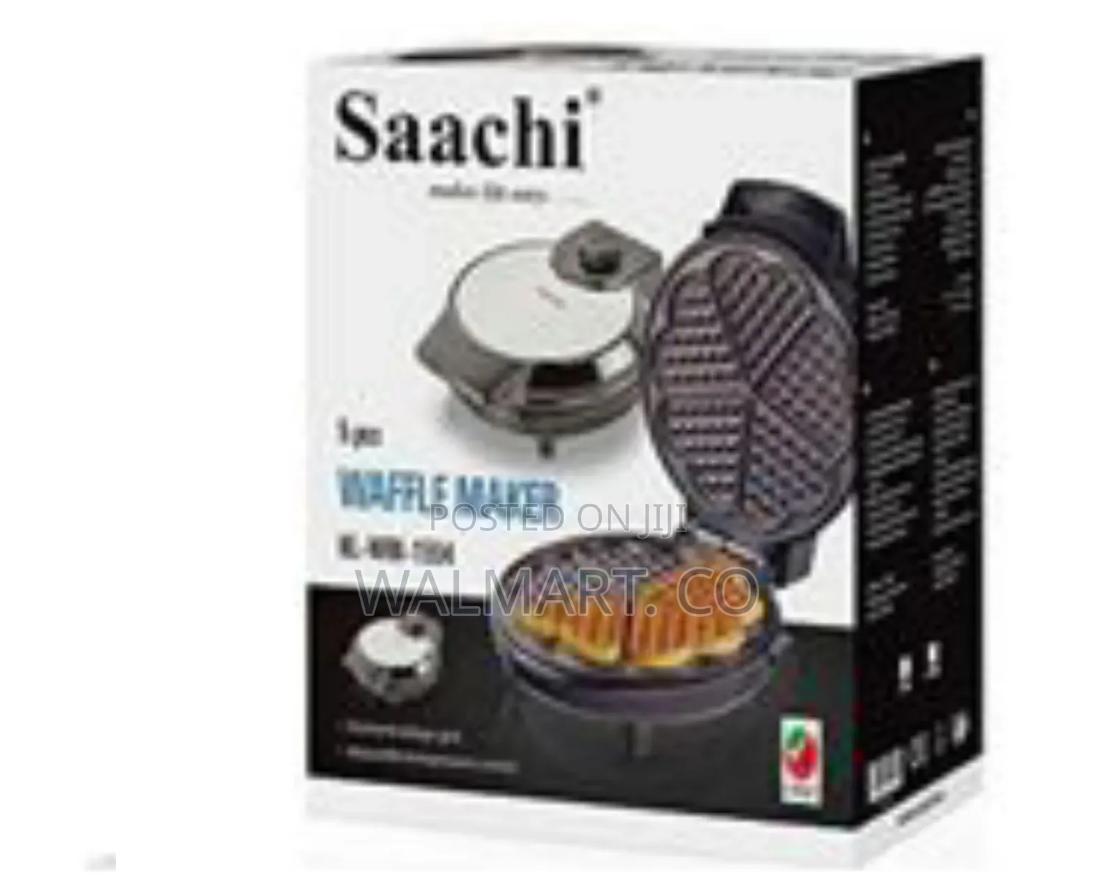 Saachi Waffle Maker With Mini Heart Shaped Waffles Grill
