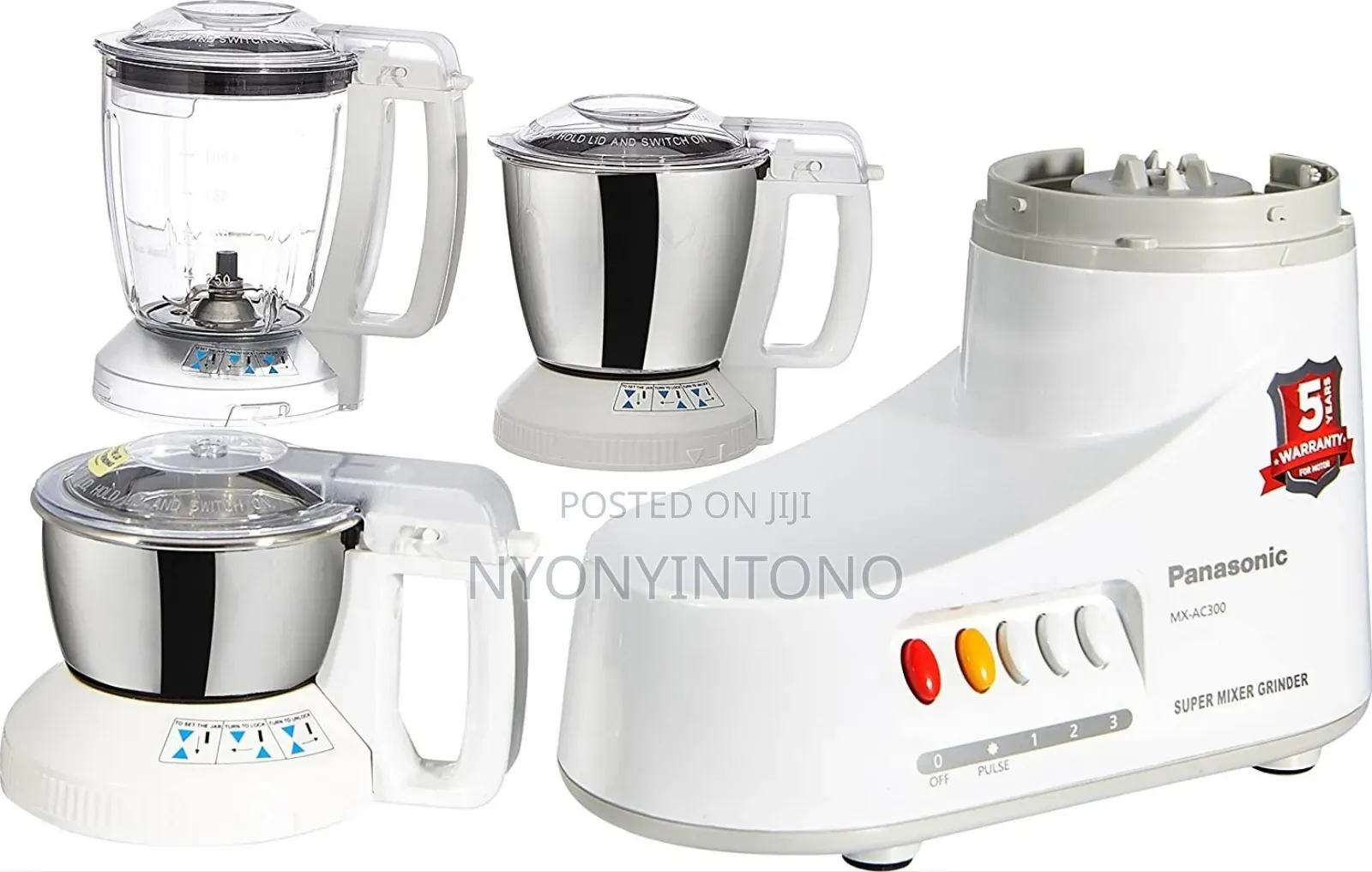 Panasonic Stainless Steel Blender Grinder Mxac300