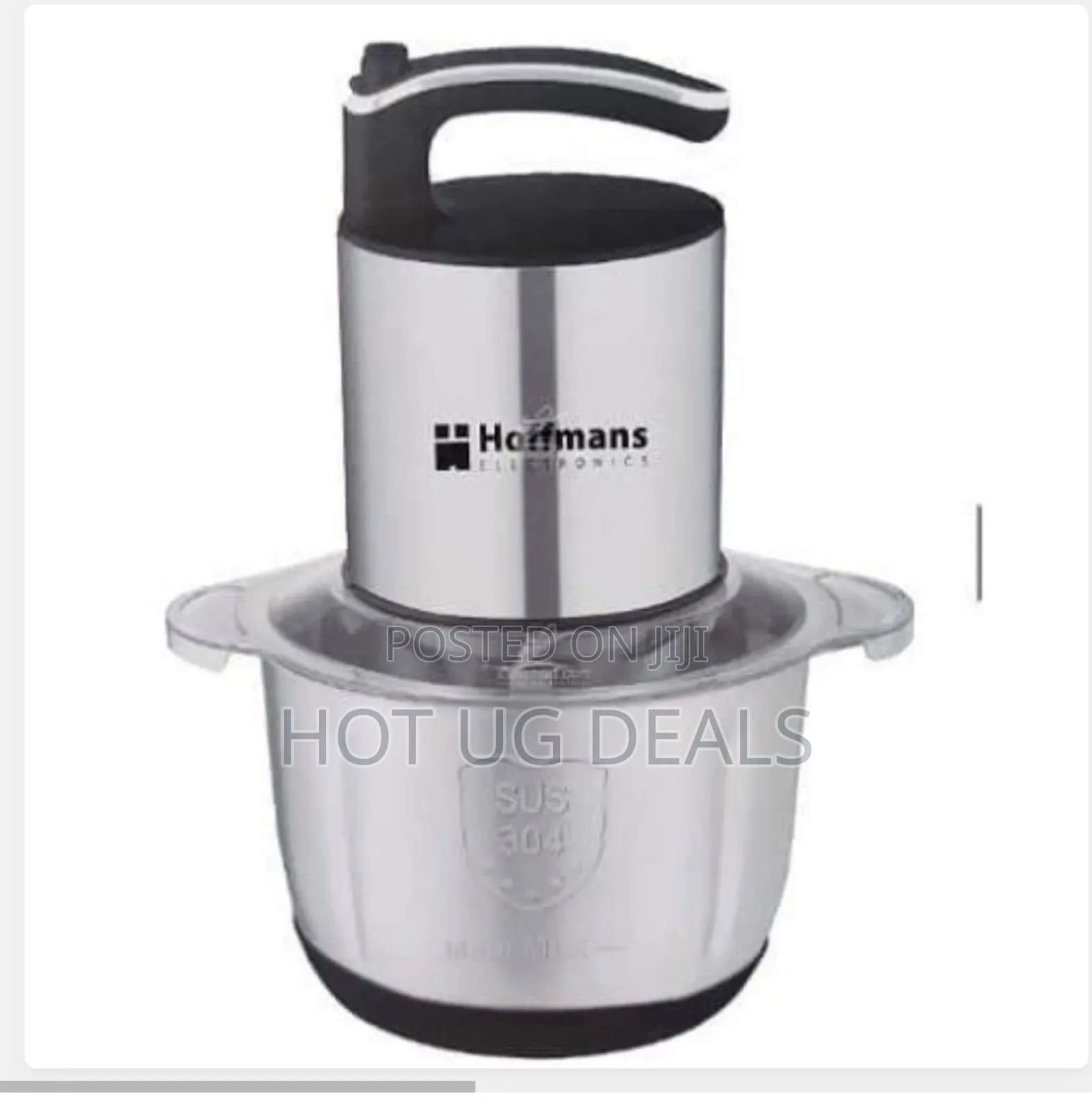 Hoffmans 5l Stainless Steel Meat Grinder Vegetable Silicer Mincer
