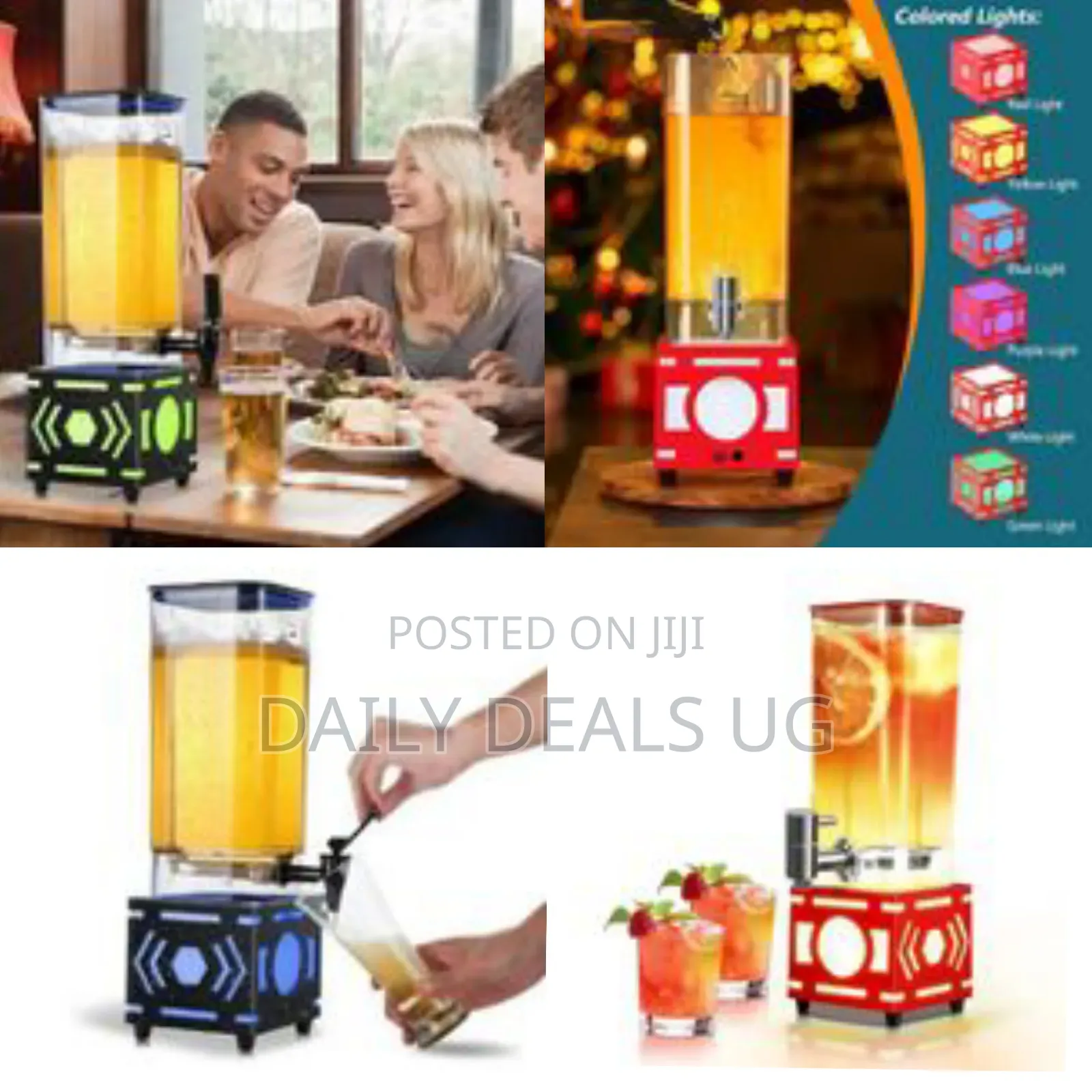 3l Beer Tower Drink Water Dispenser, Transparent Beverage Cocktail