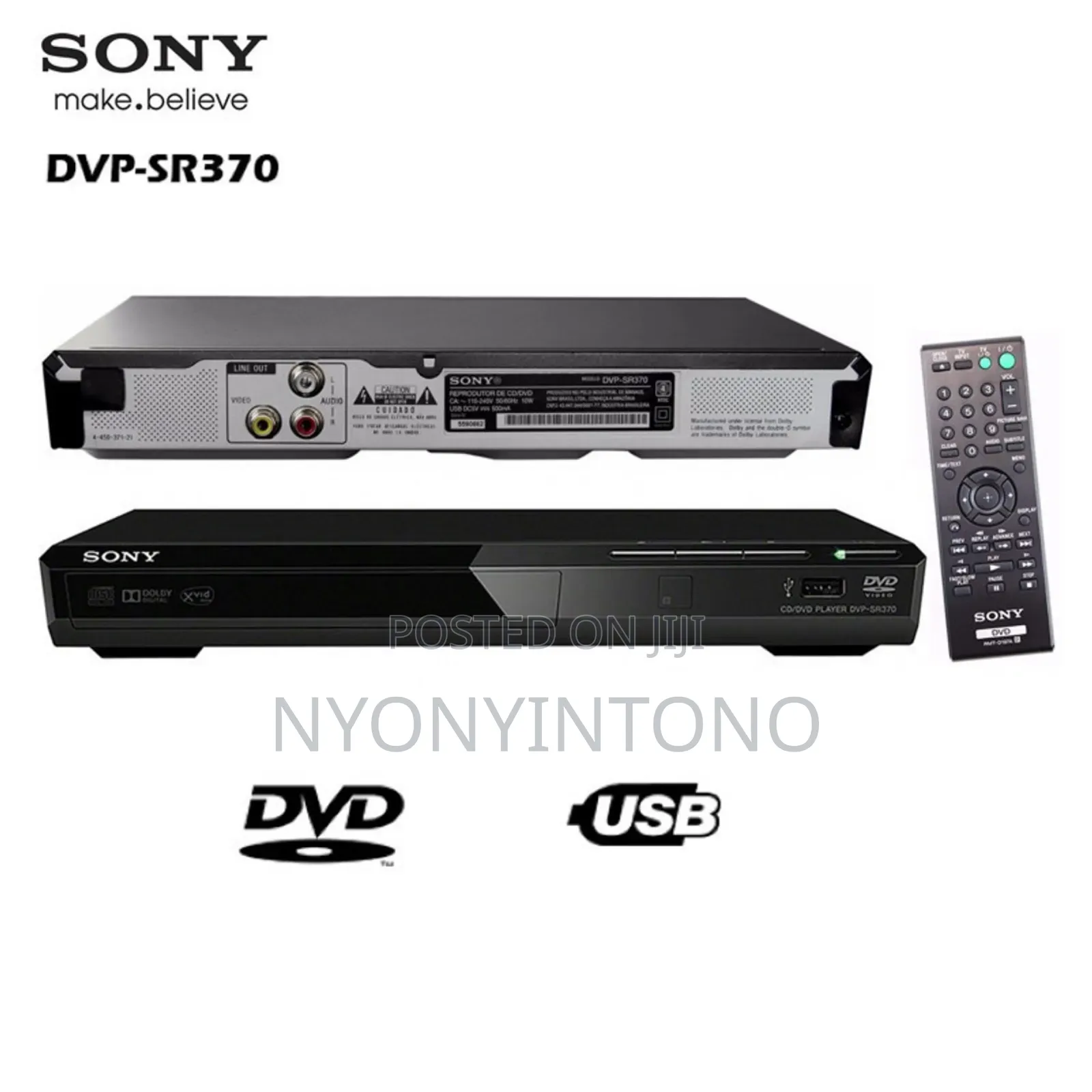 Sony DVP-Sr370 High-Quality DVD Player