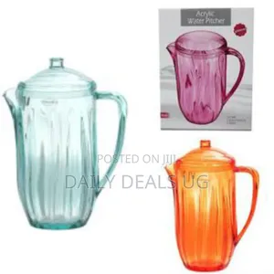 Plastic 2.5 Litre Multi-Purpose Jug With Coloured Lid for Water