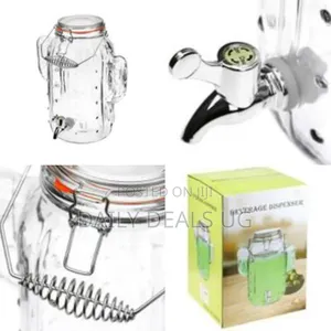 8l Glass Cactus Ice Cold Beverage Drink Dispenser Glass With Airtight