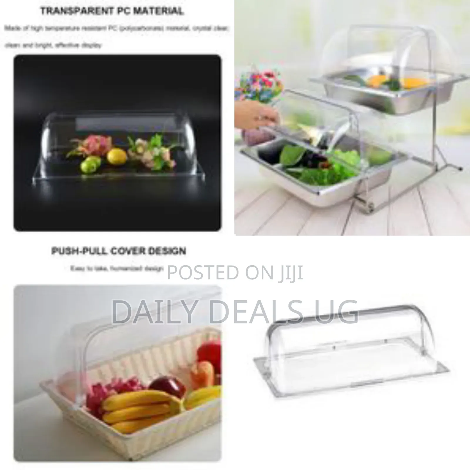 Transparent Bakery Pan Bread Bowl Dessert Display Cabinet, Rectangular