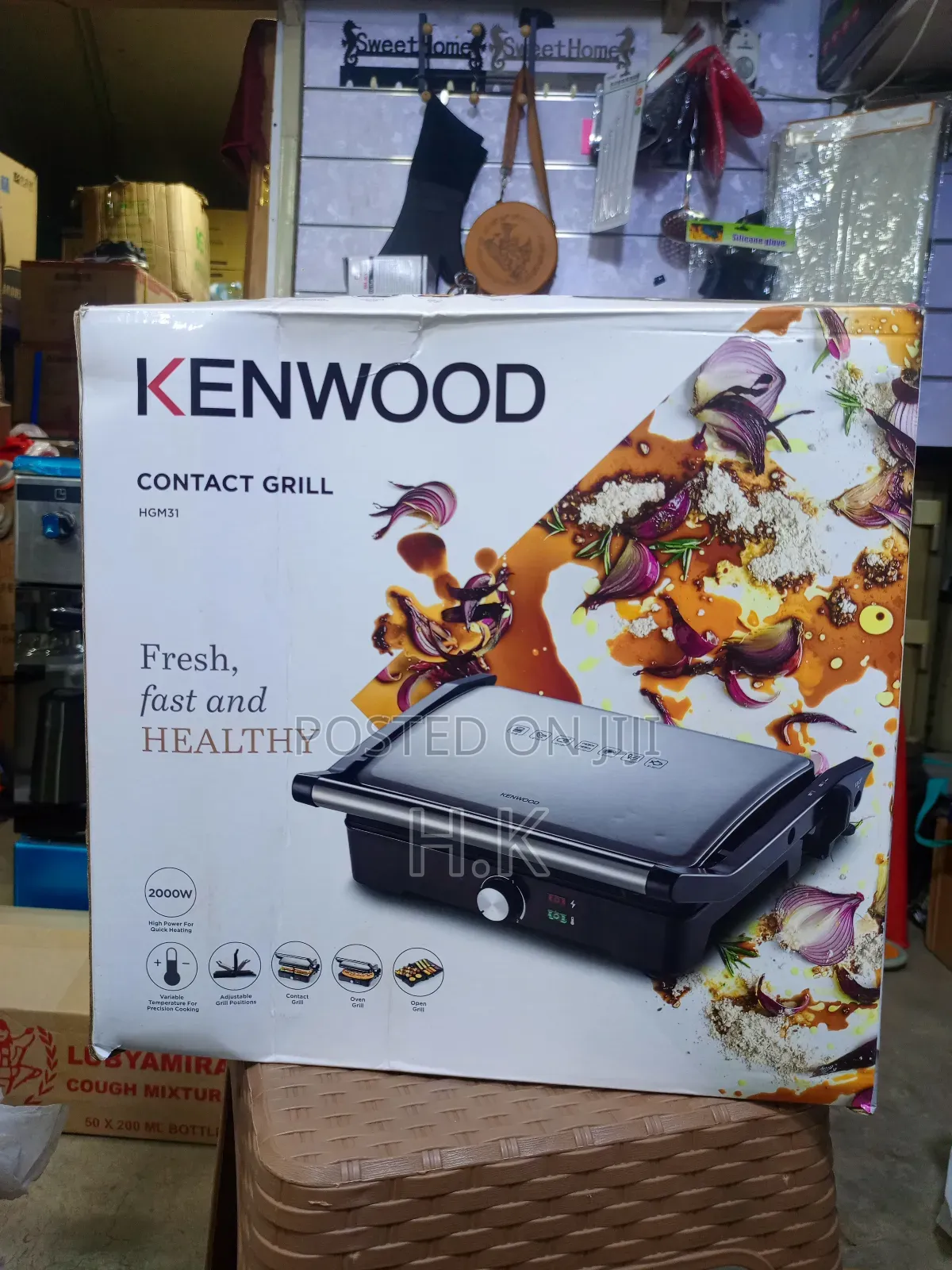 Kenwood Contact Grill, Model Hgm31.