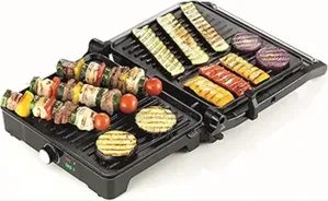 Kenwood Contact Grill,2000w, Adjustable Grill Positions, Silver