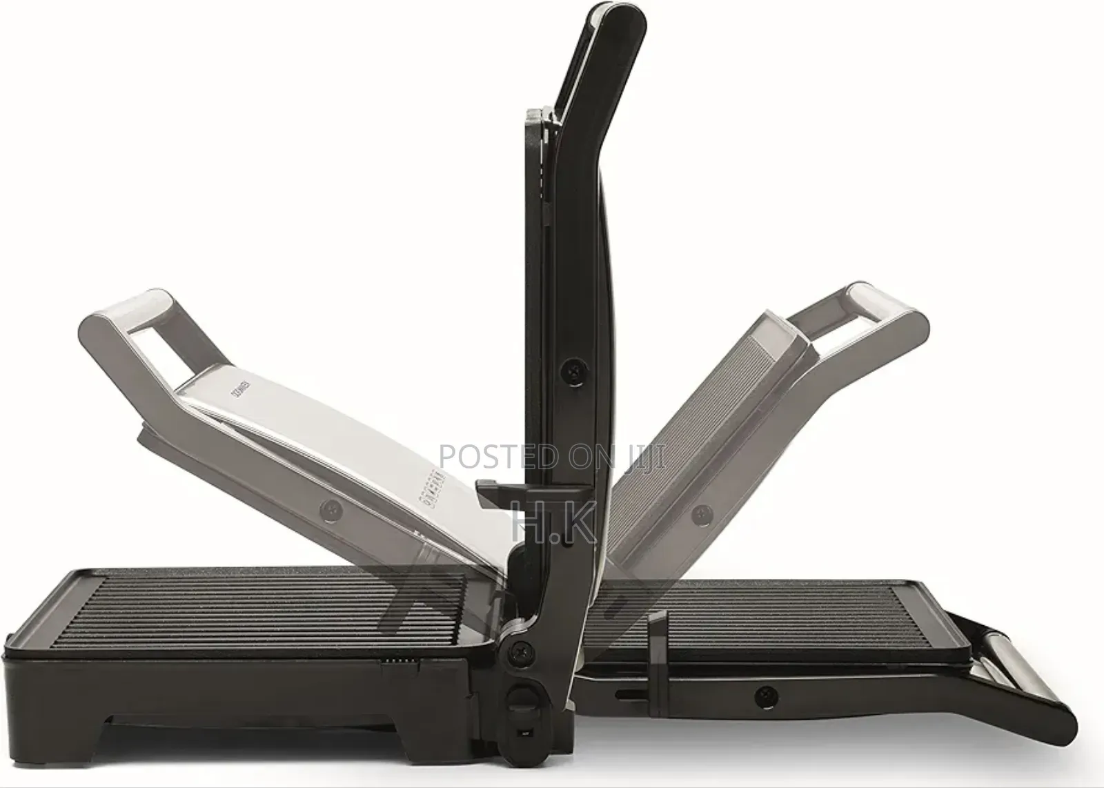 Kenwood Contact Grill,2000w, Adjustable Grill Positions, Silver
