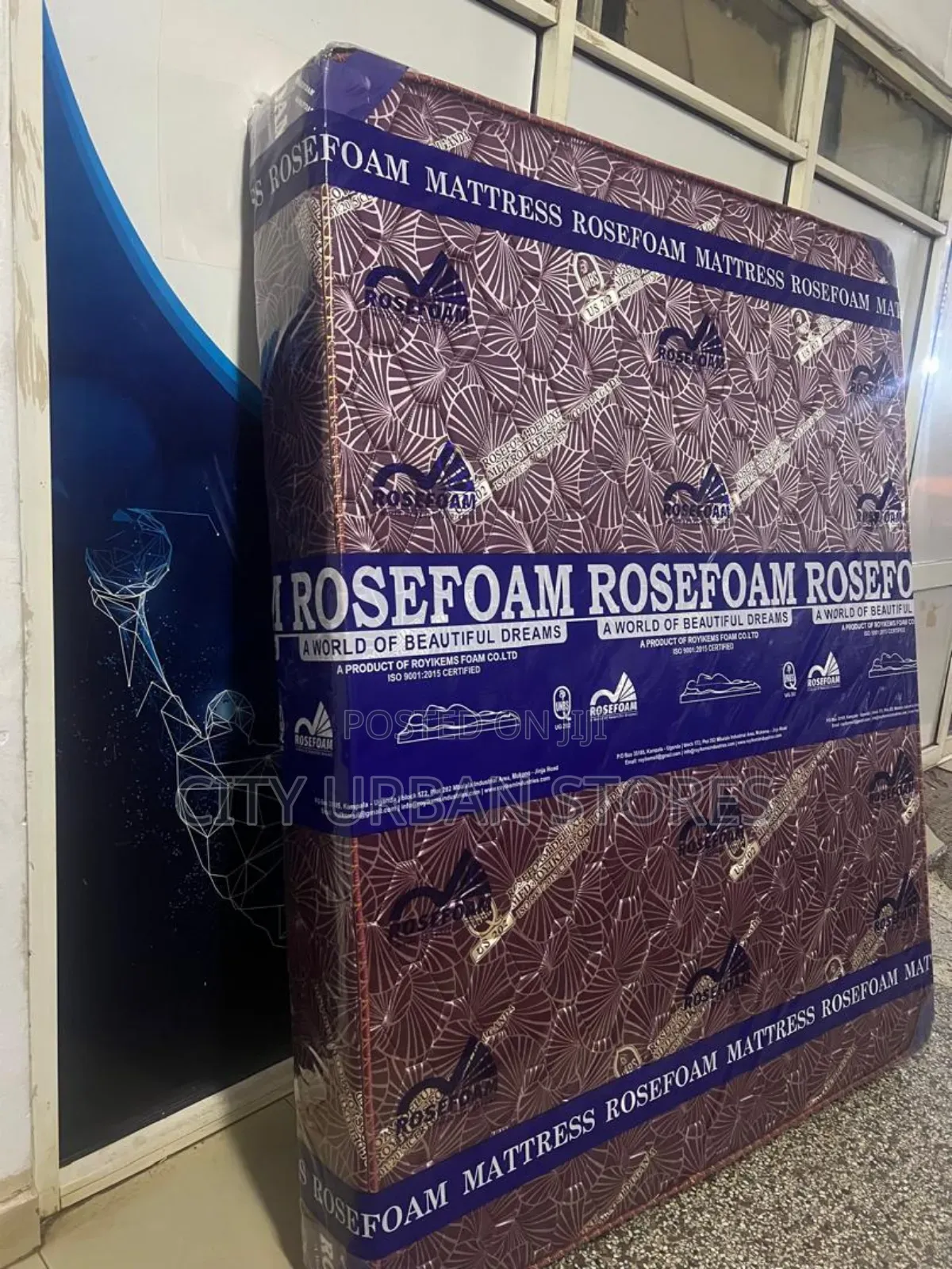 6x6 by 8 -Inc Rosefoam Mattress