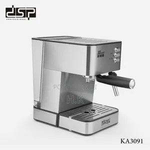 DSP 1.6 Litre Electric Espresso Coffee Maker Machine- Silver