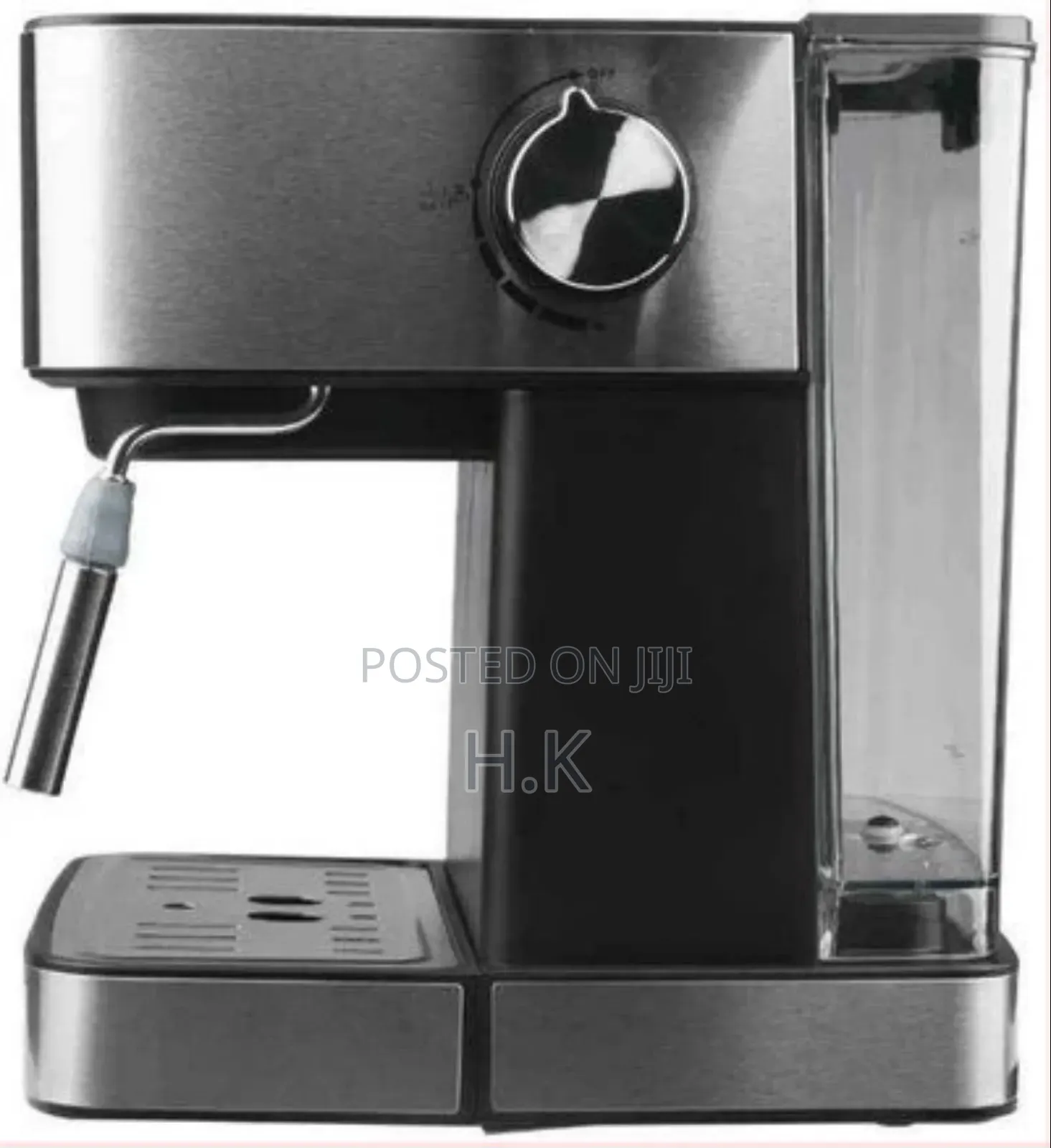 DSP 1.6 Litre Electric Espresso Coffee Maker Machine- Silver